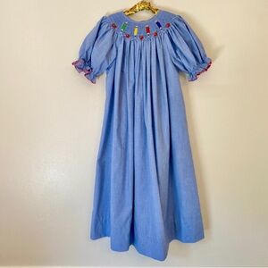 Amanda Remembered Back To School Smocked Dress